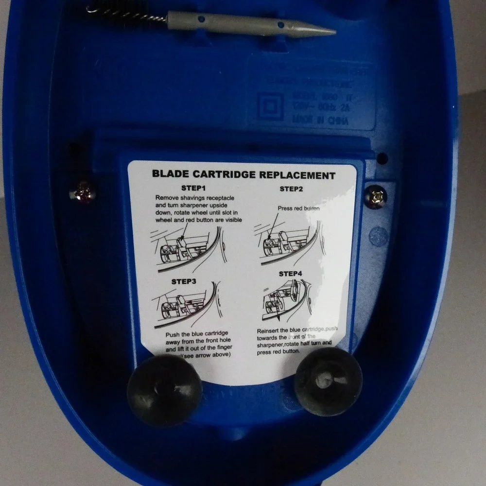 X-ACTO Crayon Pro Electric Crayon Sharpener Orange Blue 1680 Art Supplies